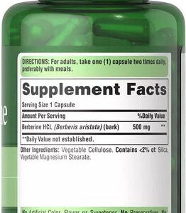 Puritans Pride Berberine 500 mg, 60 Caps