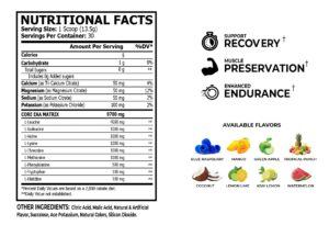 CORE CHAMPS EAA + CALCİUM+MAGNESİUM (ESSENTIAL AMINO ACIDS) 30 SERVİS (ABD MENŞEİ) - Görsel 4