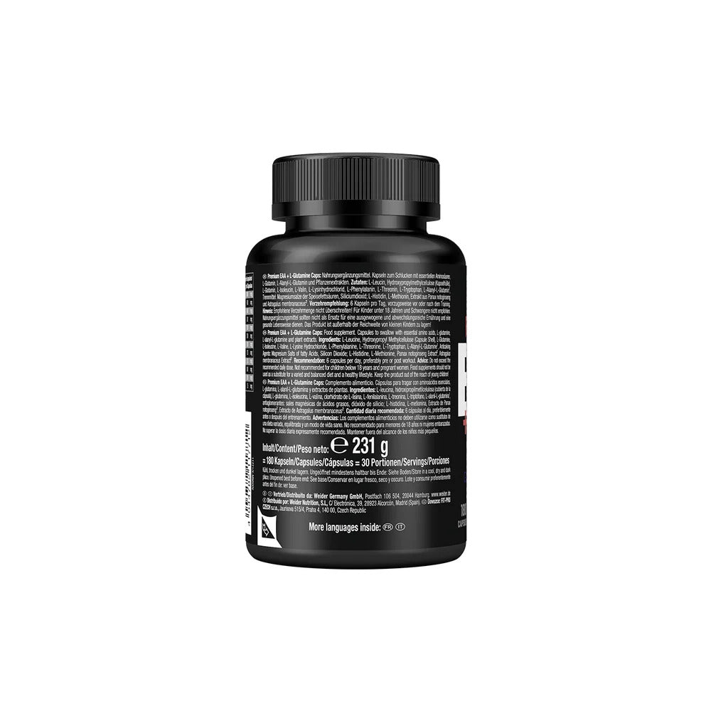 Weider Premium EAA + Glutamine Amino Complex – 180 caps - Görsel 3