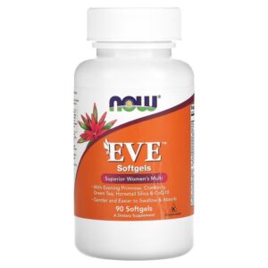 NOW Foods, EVE, Superior Women's Multi Vitamin (Molybdenum+İnositol+Selenium+CoQ10 90 Softgels