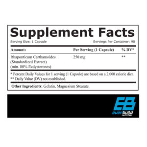 EVERBUİLD Ecdysterone / 90 Caps - Görsel 2