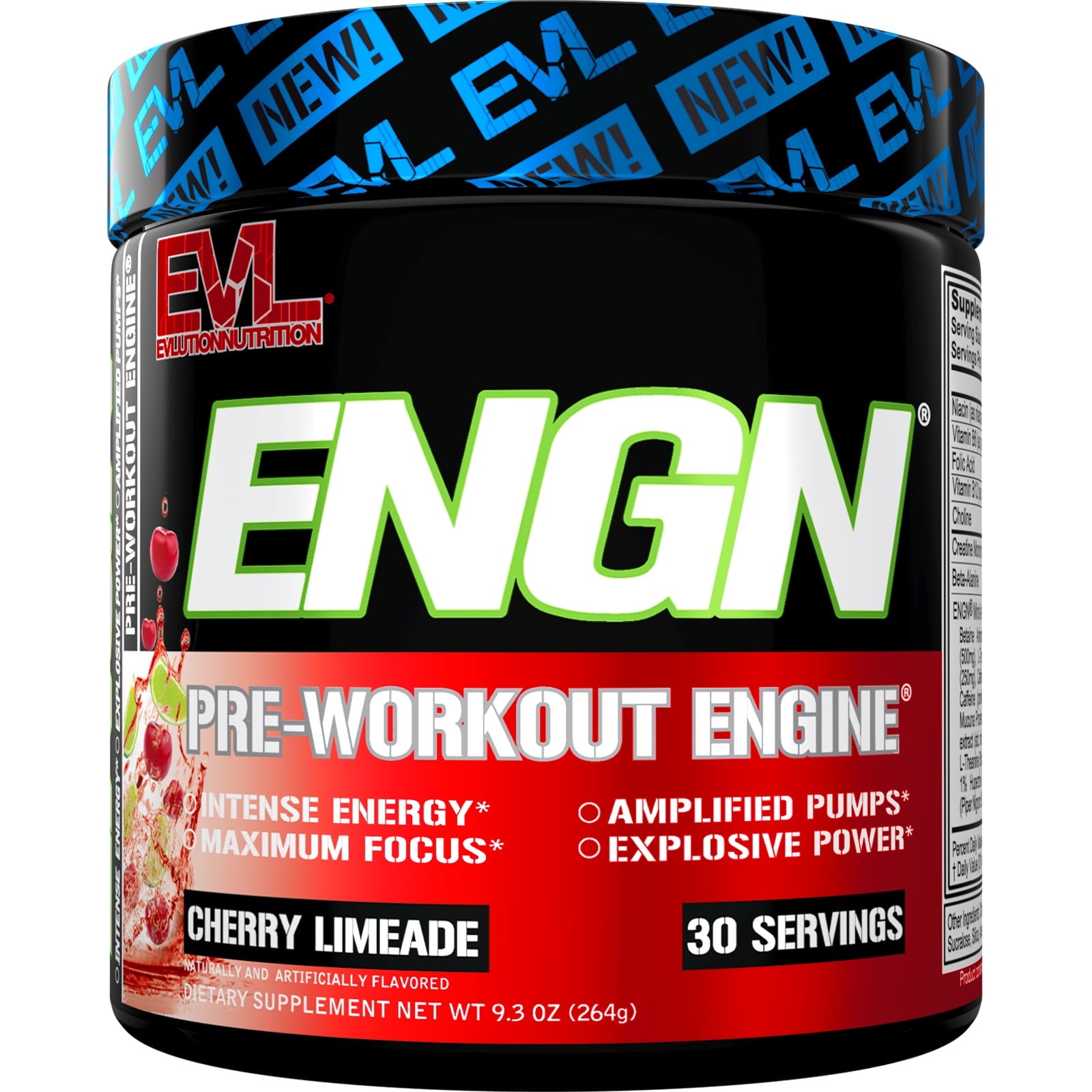 EVLution Nutrition ENGN PreWorkout With Creatine 30 SERVİS – USA MENŞEİ