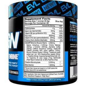 EVLution Nutrition ENGN PreWorkout With Creatine 30 SERVİS - USA MENŞEİ - Görsel 4