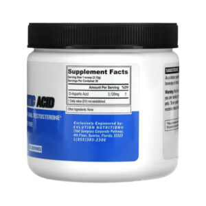 EVLution Nutrition, DAA-Aspartic Acid, Unflavored