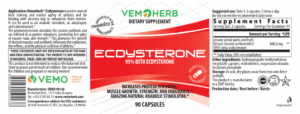 VEMOHERB Ecdysterone 90 Caps.