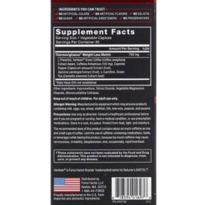 Force Factor LeanFire Fast Acting Weight Loss Formula 30 Vegetable - Görsel 2