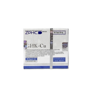 Zphc GHK-Cu 60mg Kit Lyophilized Peptide + Bacteriostatic Water