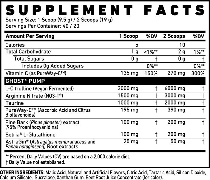 GHOST PUMP PREWORKOUT - Görsel 4