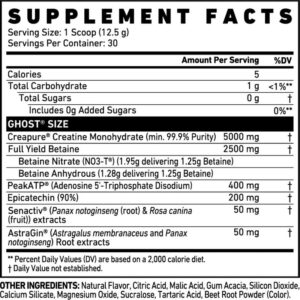 GHOST Size Creatine Muscle Builder Gh Mix - Görsel 3