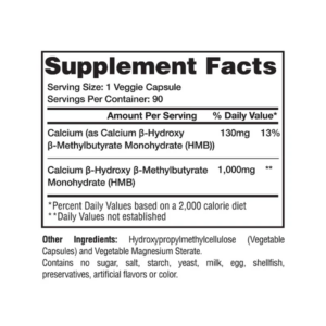 Gaspari Nutrition HMB 1000 Mg 90 Caps