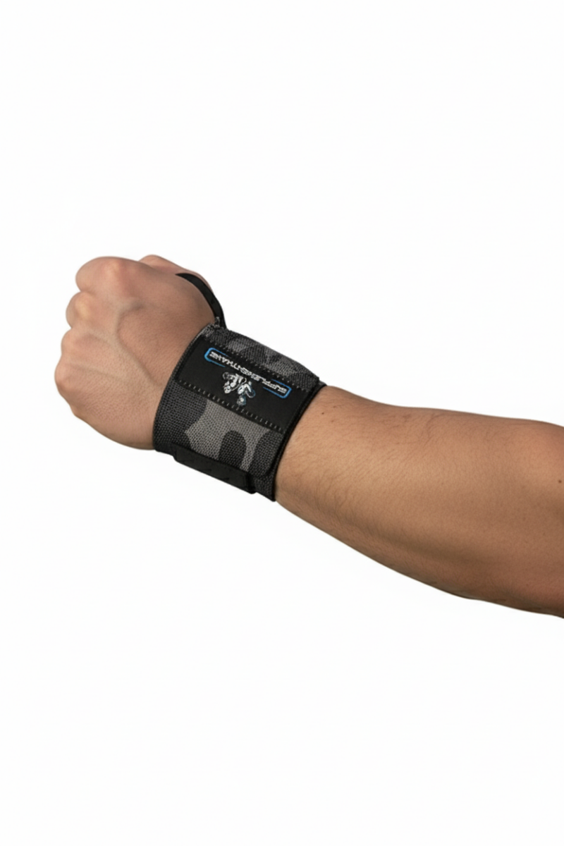 SupplementHane Logolu Fitness-Crossfit Ağırlık - Wrist Wraps Bileklik - Görsel 3