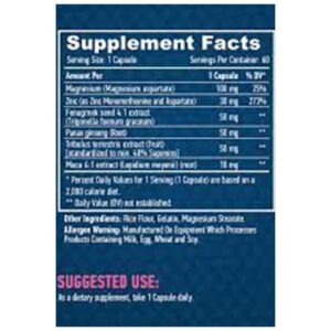 HAYA LABS Testosterone Booster  60 Caps. - Görsel 2