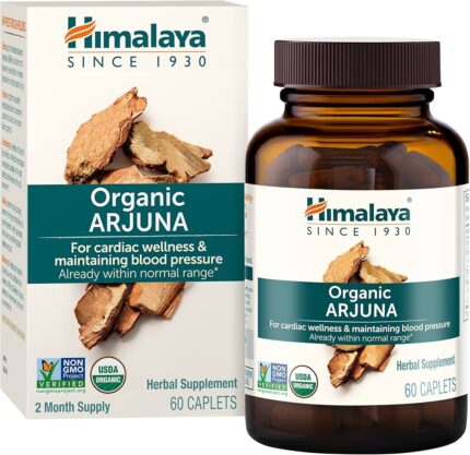 Himalaya Organic Arjuna 60 Caplets