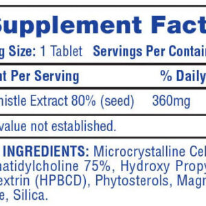 Hitech Milk Thistle for Liver Silymarin Deve dikeni Support 90 Tablet