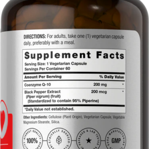 Horbaach CoQ10 Koenzim Q10 200mg | 60 Capsules