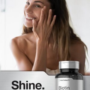 Horbäach Biotin Hair Skin Beauty 10000mcg Women & Men 180 Fast Dissolve Tablet