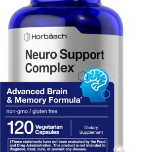 Horbäach Brain Neuro Choline Memory with Phosphatidylserine Dmae Bacopa Lions mane  120 Caps