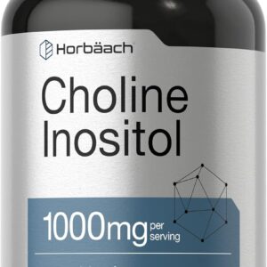 Horbaach Choline Inositol 1000mg 200 Caps