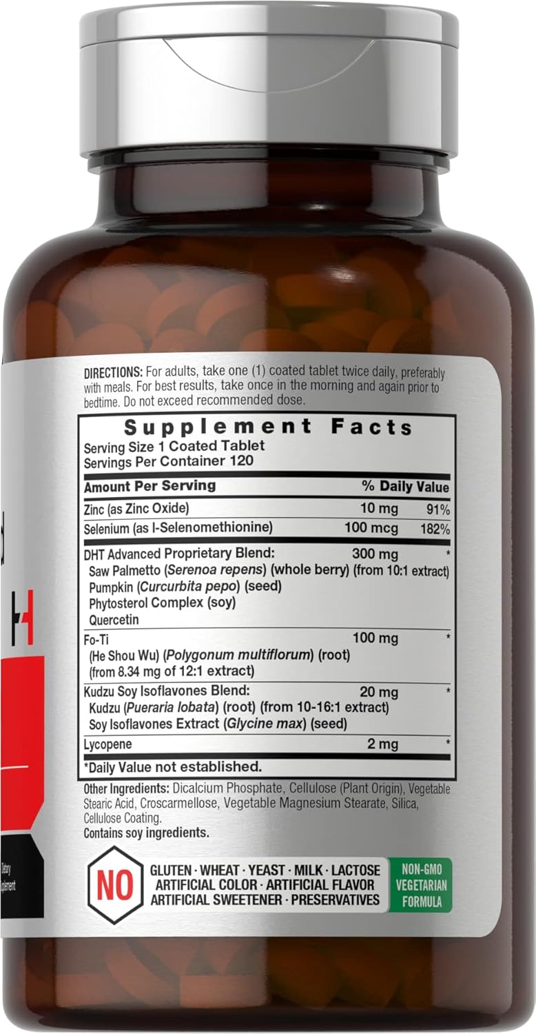 Horbäach DHT Advanced Hair Formul Saw Palmetto Kudzu and Fo-Ti 120 Tablet - Görsel 2