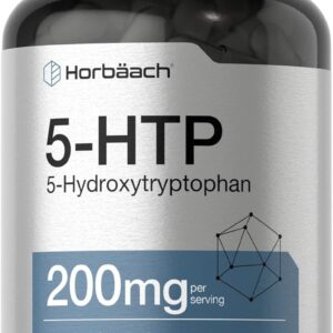 Horbäach 5-HTP Hydroxytryptophan Griffonia Simplicifolia 200mg 180 Caps