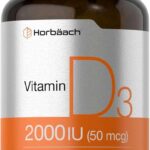 Horbaach Vitamin D3 2000IU Cholecalciferol 150 Softgels