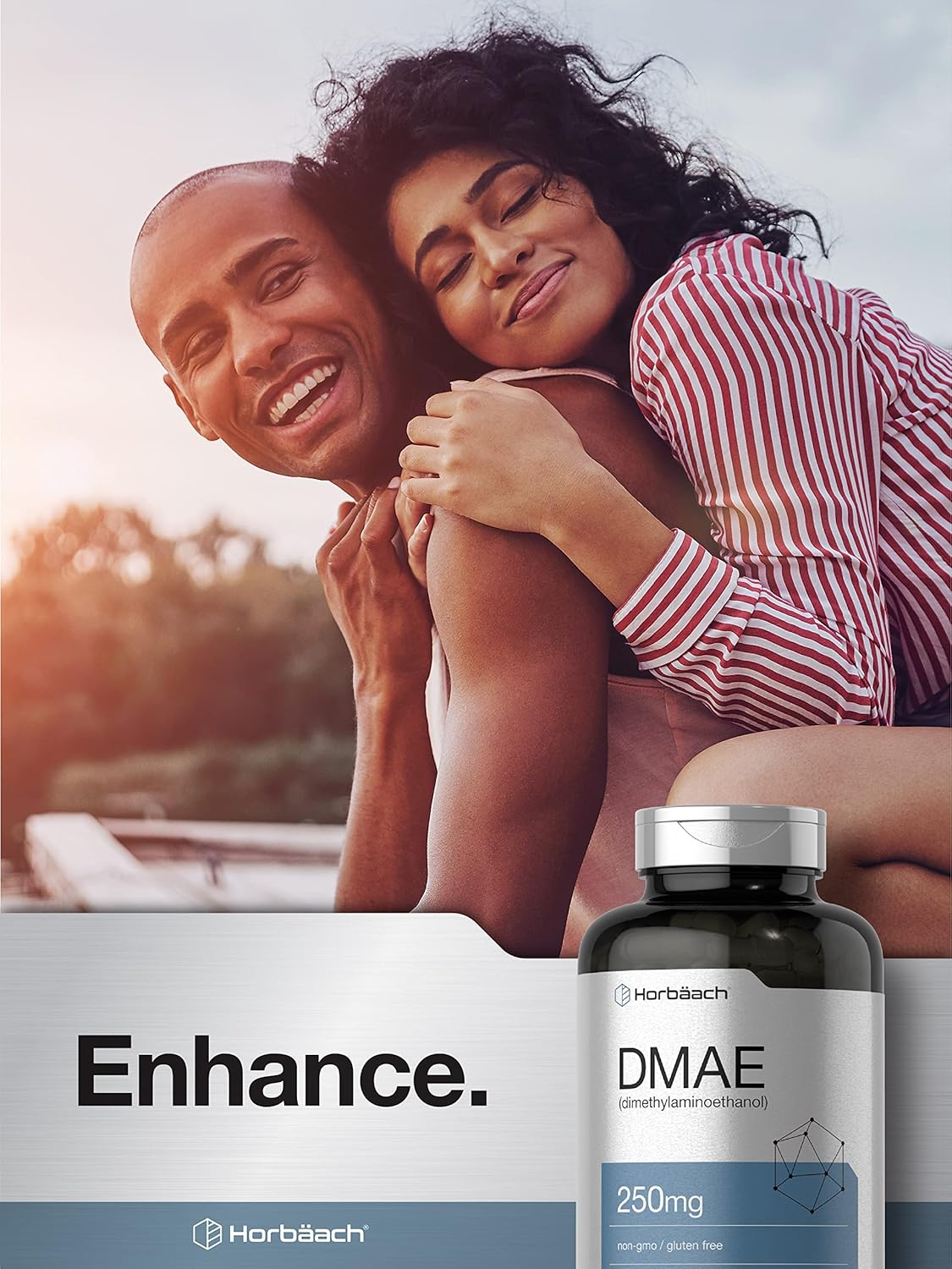 Horbaach DMAE Dimethylaminoethanol Bitartrate 250 mg 200 Caps - Görsel 2