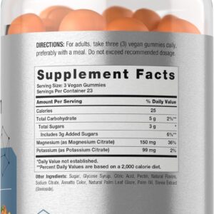 Horbäach Potassium Magnesium 70 Gummies