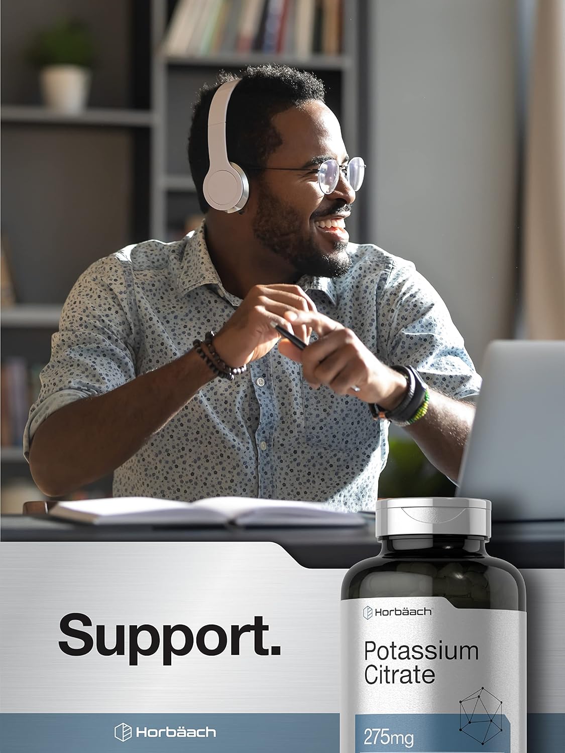 Horbäach Potassium Citrate 275 mg 400 Caps - Görsel 3