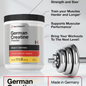 Horbaach German Creatine Monohydrate 500g – 100 Servis