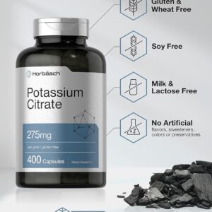 Horbäach Potassium Citrate 275 mg 400 Caps