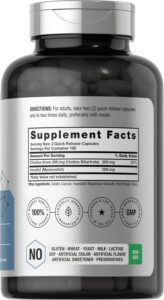 Horbaach Choline Inositol 1000mg 200 Caps - Görsel 2