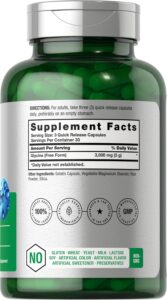 Horbäach Glycine Gilisin Stress Sleep Support 3000mg 100 Caps - Görsel 3