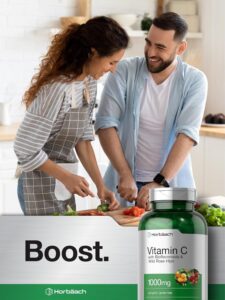Horbäach Vitamin C 1000mg Bioflavonoids and Rose HIPS High Strength Formul 250 Caps - Görsel 2
