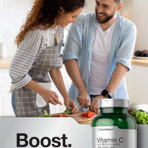 Horbäach Vitamin C 1000mg Bioflavonoids and Rose HIPS High Strength Formul 250 Caps