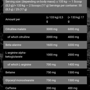 Bad Ass Preworkout  438 G – 50 Servi̇s