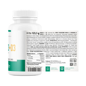 Trec Omega 3 + D3 Vitamin 2000 UI 90 CAPS - Görsel 2