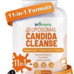 inGreens Candida Cleanse Detox for Women & Men Probiotics Digestive 60 Softgels