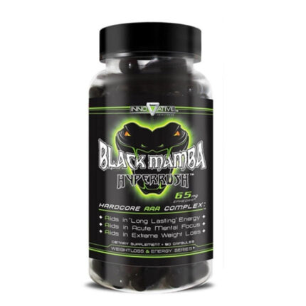 Innovative Labs Black Mamba Hyperrush Fat Burner 90 Capsul USA