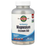 KAL High Absorption Magnesium Glycinate 350 160 VegCaps