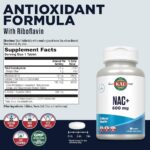 KAL, NAC+ N-Acetyl-L-Cysteine 600 mg, 60 tablets