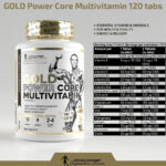 Kevin Levrone GOLD POWER CORE MULTİVİTAMİN 120 tablets