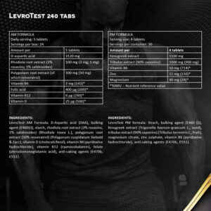 Kevin Levrone Levro Test AM PM Formula 240 tablet