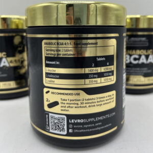 Kevin Levrone Anabolic BCAA 4:1:1 , 200 tablets – 50 Servis