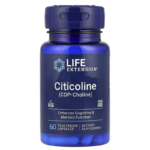 Life Extension Citicoline CDP Cognizin Choline Brain & Cognitive Memory 60 Vegetarian Caps
