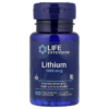 Life Extension Lithium Brain & Cognitive 1,000 mcg 100 Vegetarian Capsules
