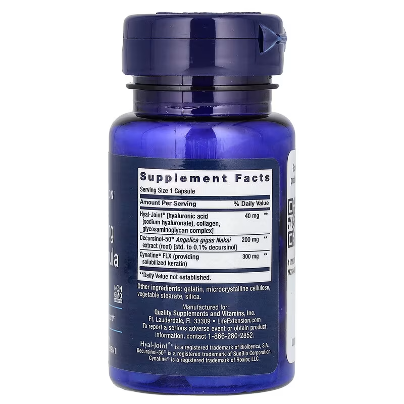 Life Extension Fast-Acting Joint Formula Bone, Joint & Cartilage hyaluronic Acid 30 Caps
