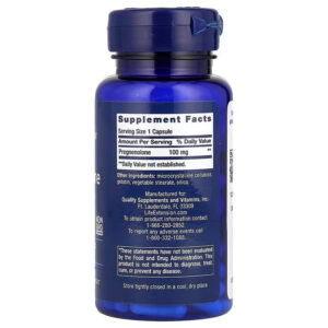 Life Extension Pregnenolone 100 mg Memory Focus Cognitive 100 Caps