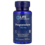 Life Extension Pregnenolone 100 mg Memory Focus Cognitive 100 Caps