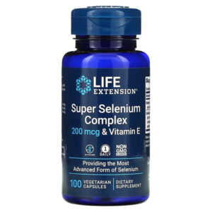 Life Extension Super Selenium Complex & Vitamin E Minerals 200 mcg 100 Vegetarian Capsules