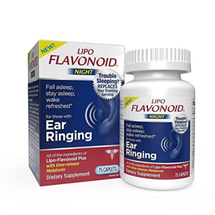 Lipo Flavonoid Night Melatonin Ear Ringing 75 Caps (Kulak çınlaması + Uyku desteği)
